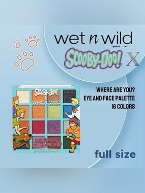 ⚡️📦🆕📦NIB WET N WILD x SCOOBY-DOO | Fun : Where Are You? Eye & Face Palette